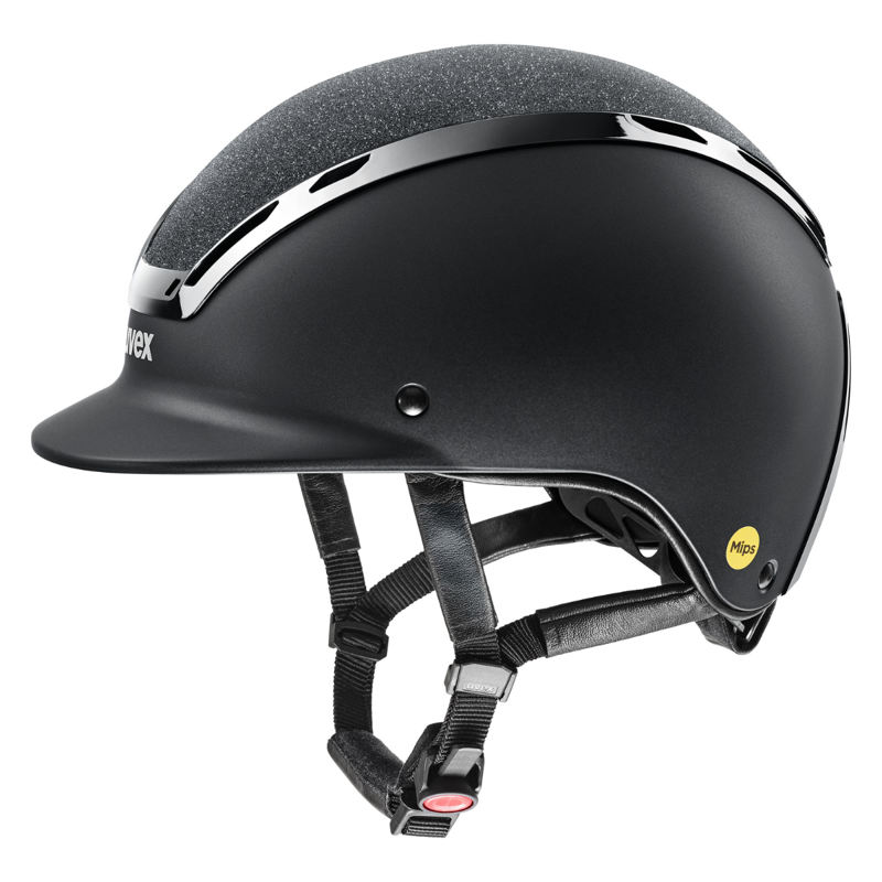 Uvex Exxeed Starshine MIPS Riding Hat - Black