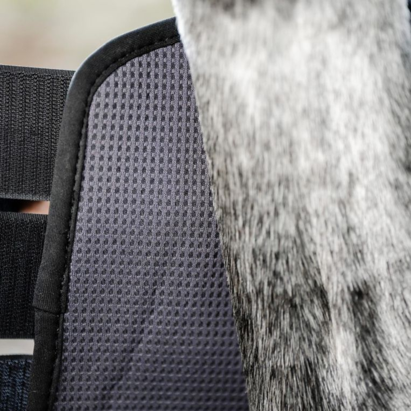 Horseware Classic Brushing Boots - Large - Black/Black-5
