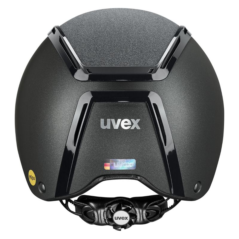 Uvex Exxeed Starshine MIPS Riding Hat - Black-2