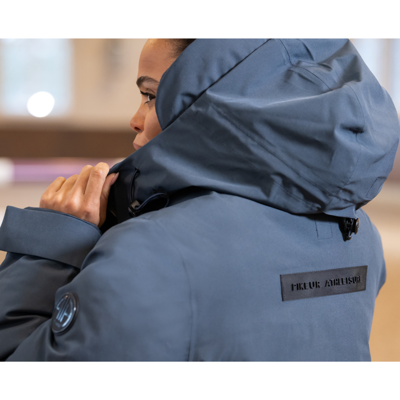 Pikeur Athleisure Ladies Raincoat - Graphite Blue-4