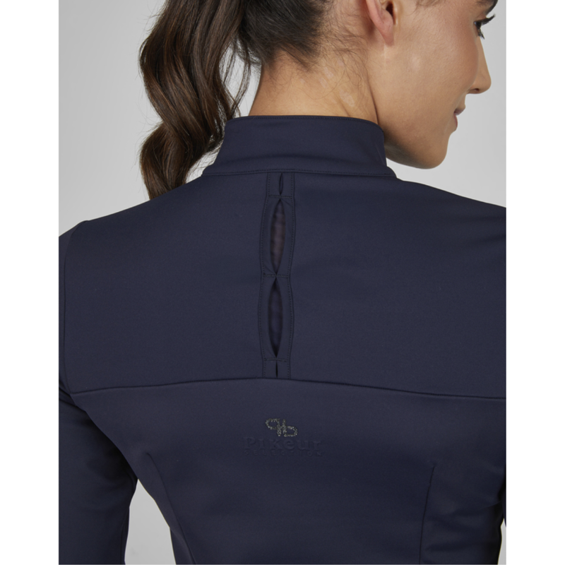Pikeur Selection Ladies Zip Shirt - Night Blue-4