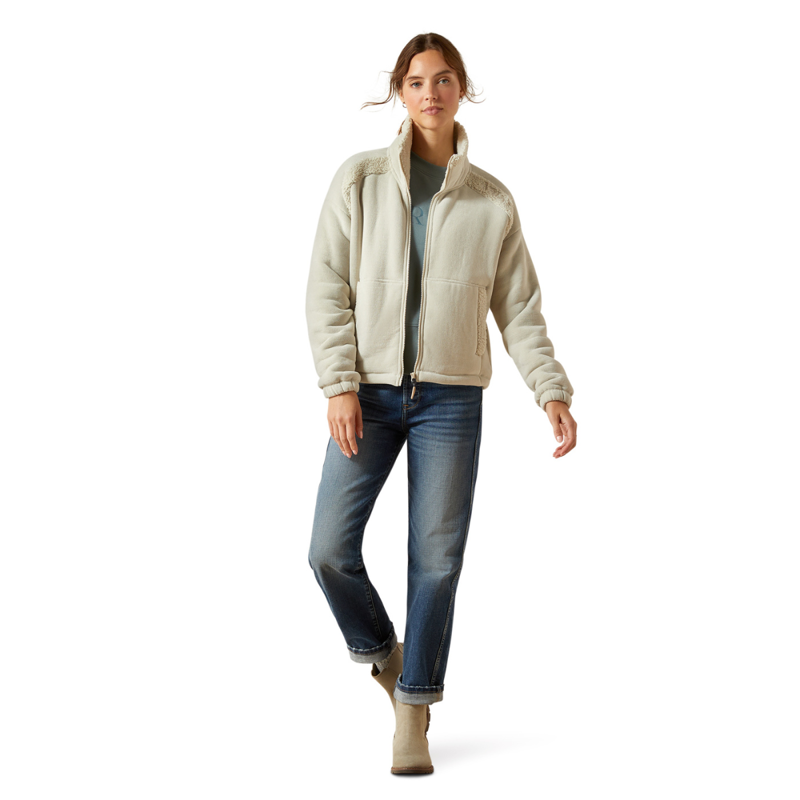 Ariat Women's Lafayette Full Zip - Pelican-4