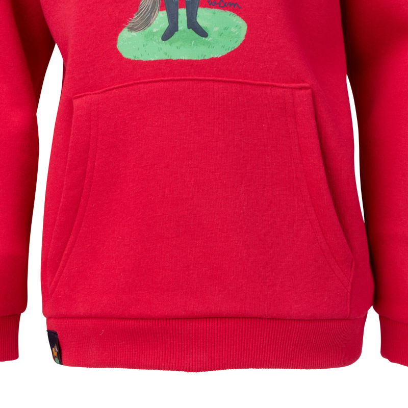 Shires Children's Winnie and Me Hoodie - Red-12