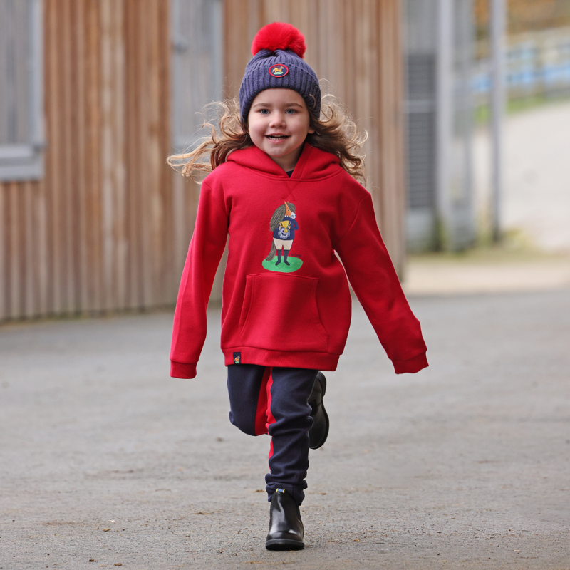Shires Children's Winnie and Me Hoodie - Red-3