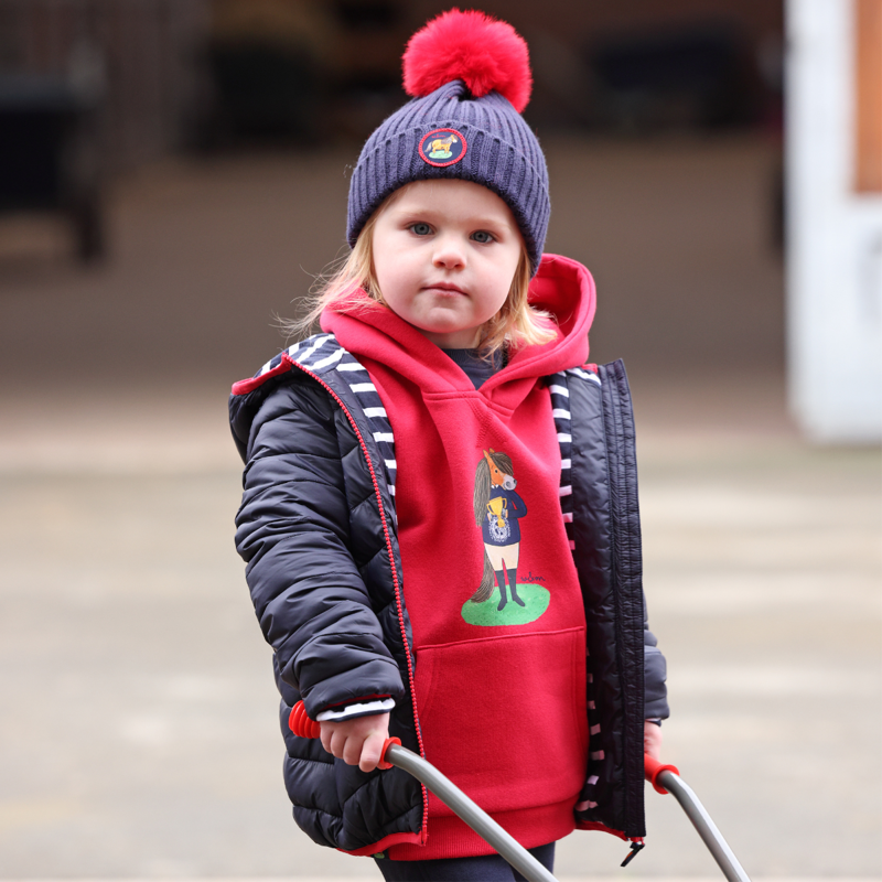Shires Children's Winnie and Me Hoodie - Red-4