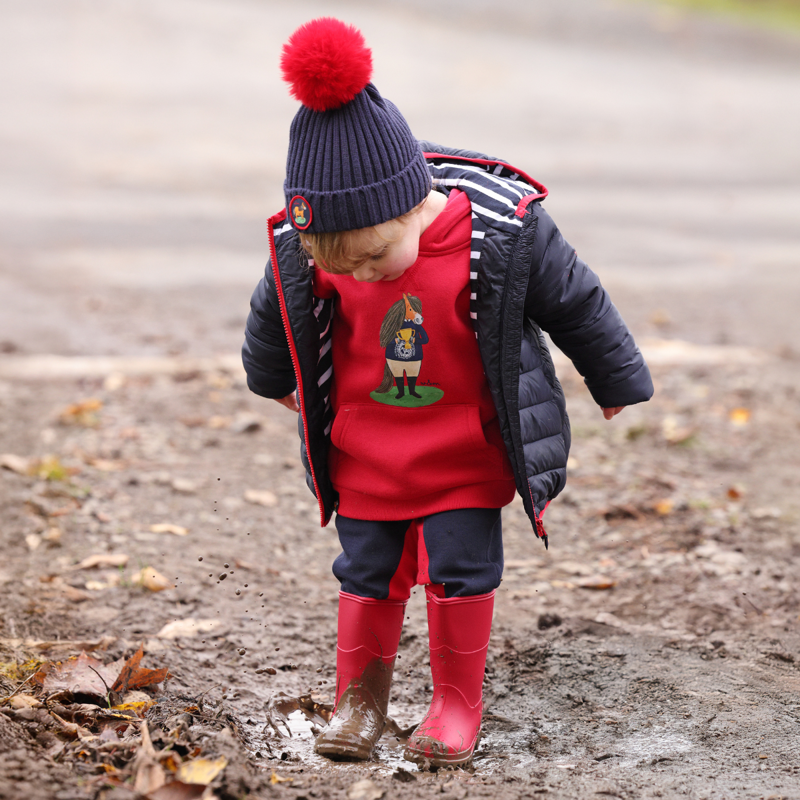 Shires Children's Winnie and Me Hoodie - Red-5