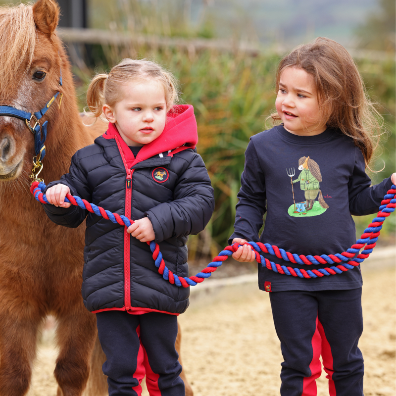 Shires Winnie and Me Long Sleeve Top - Navy-6