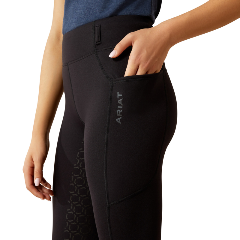 Ariat Youth Venture 2.0 Thermal Full Seat Tight - Black-3