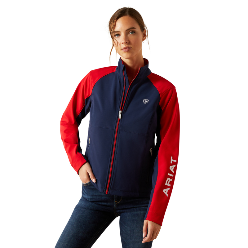 Ariat Women's Team EQ Jacket - NavyT/Red