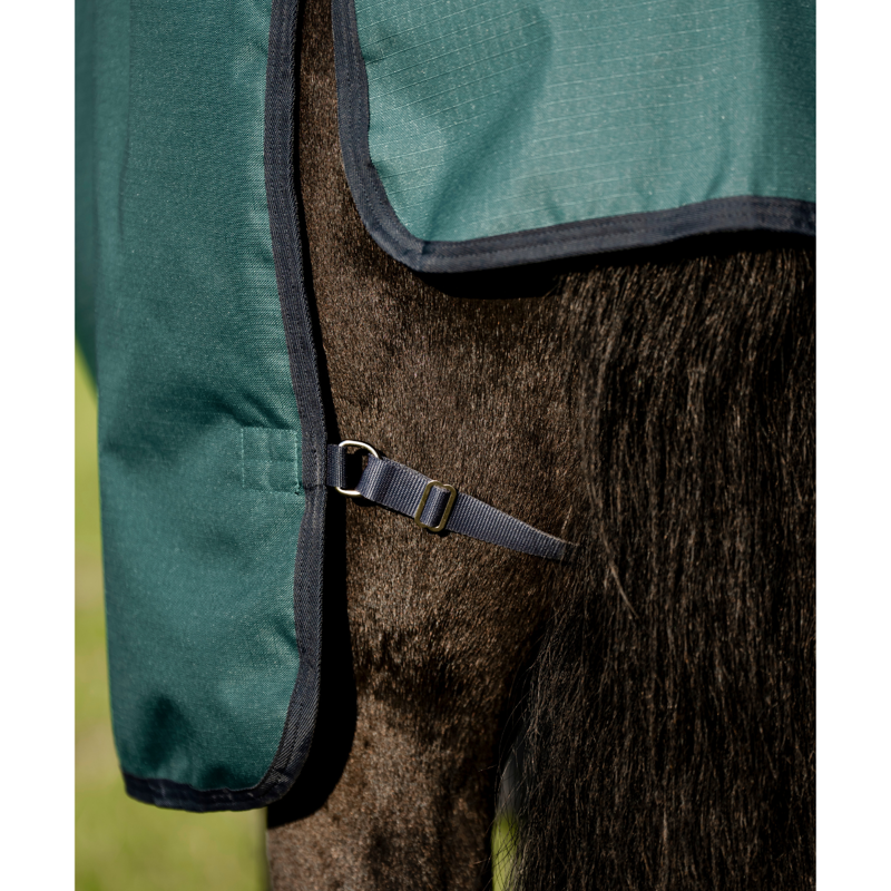 Horseware Amigo Ripstop 900D Plus 100g Turnout Rug - Dynasty Green/Navy Silver-7