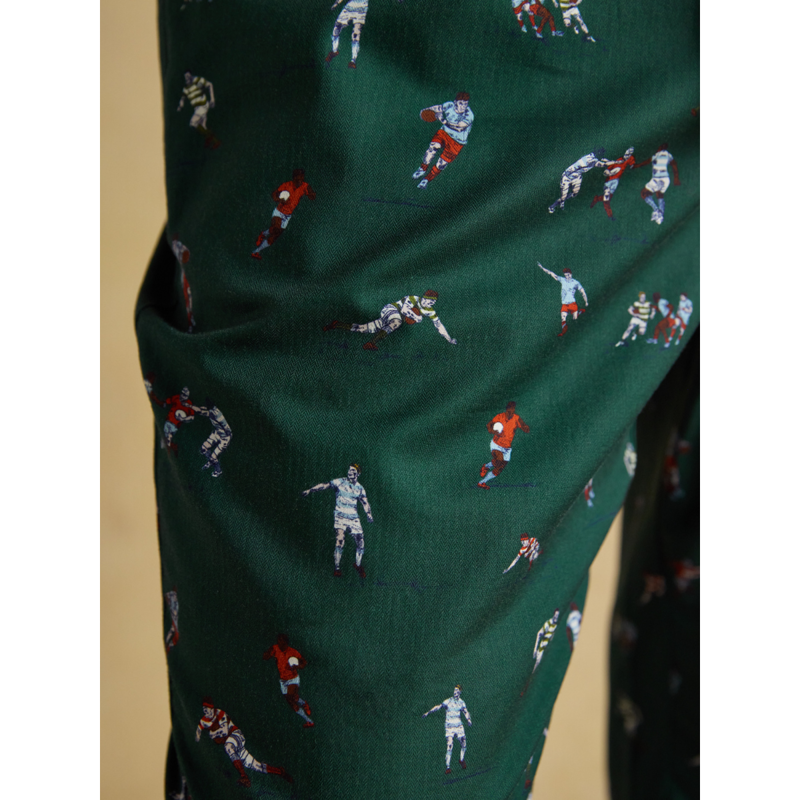 Joules Men's Dozer Pyjama Bottoms - Green-7