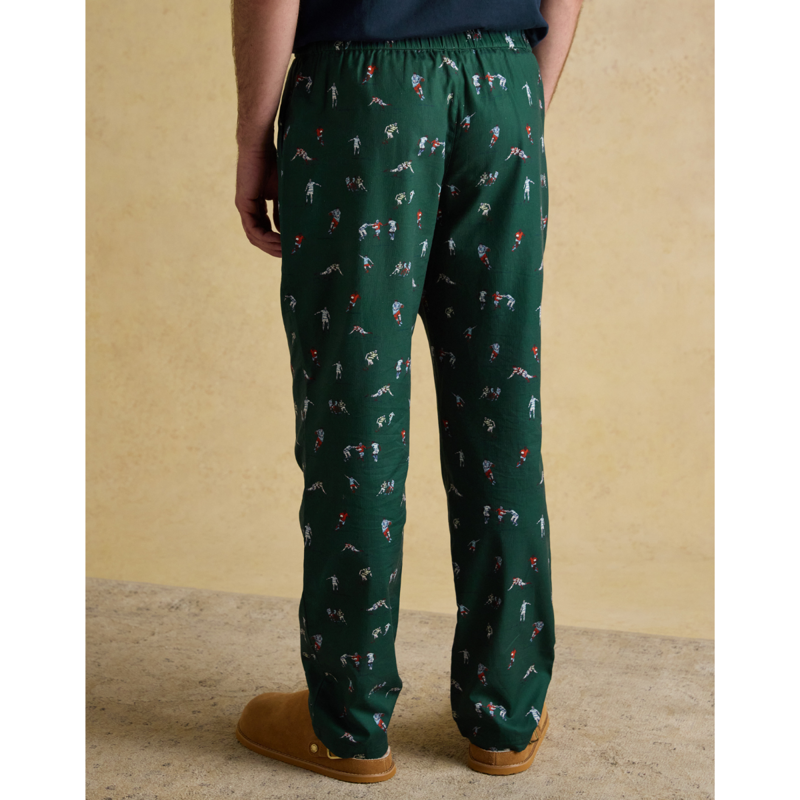 Joules Men's Dozer Pyjama Bottoms - Green-2