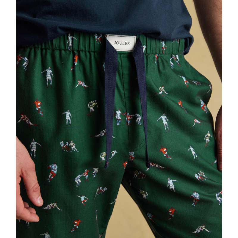 Joules Men's Dozer Pyjama Bottoms - Green-5