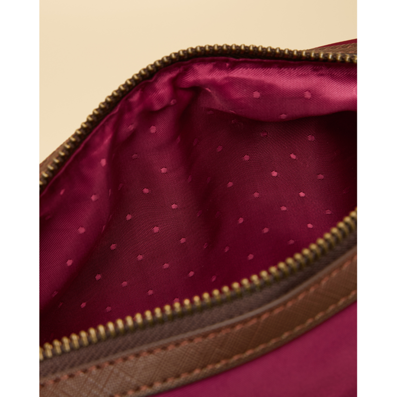 Joules Edie Cosmetic Bag - Berry Red-4