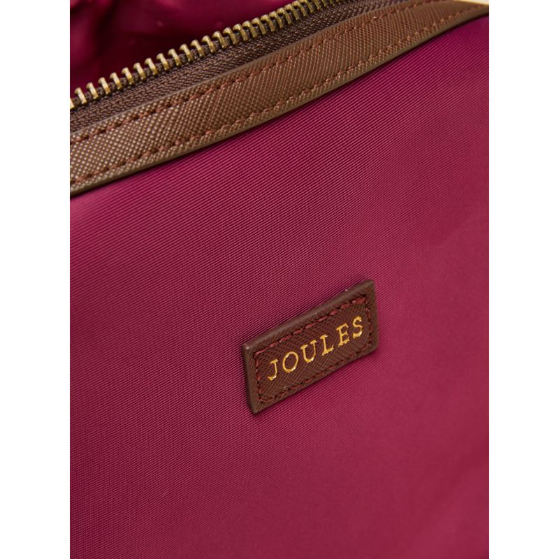 Joules Edie Cosmetic Bag - Berry Red-3