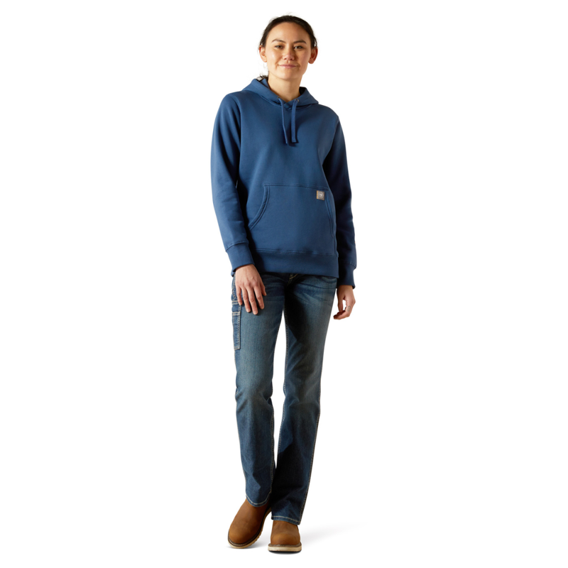 Ariat Women's Rebar Graphic Hoodie - Ensign Blue/Endless Sky-7
