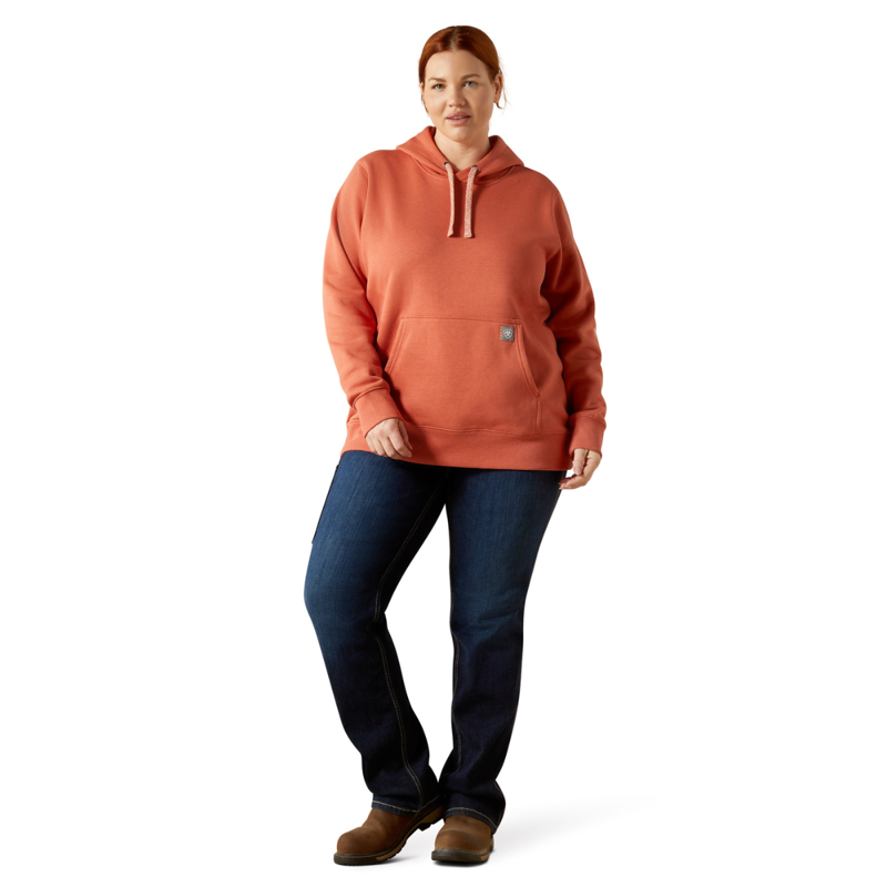 Ariat Women's Rebar Graphic Hoodie - Aragon Heather/Cameo-7