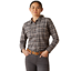 Ariat Women's Rebar Flannel DuraStretch Work Shirt - Charcoal Grey