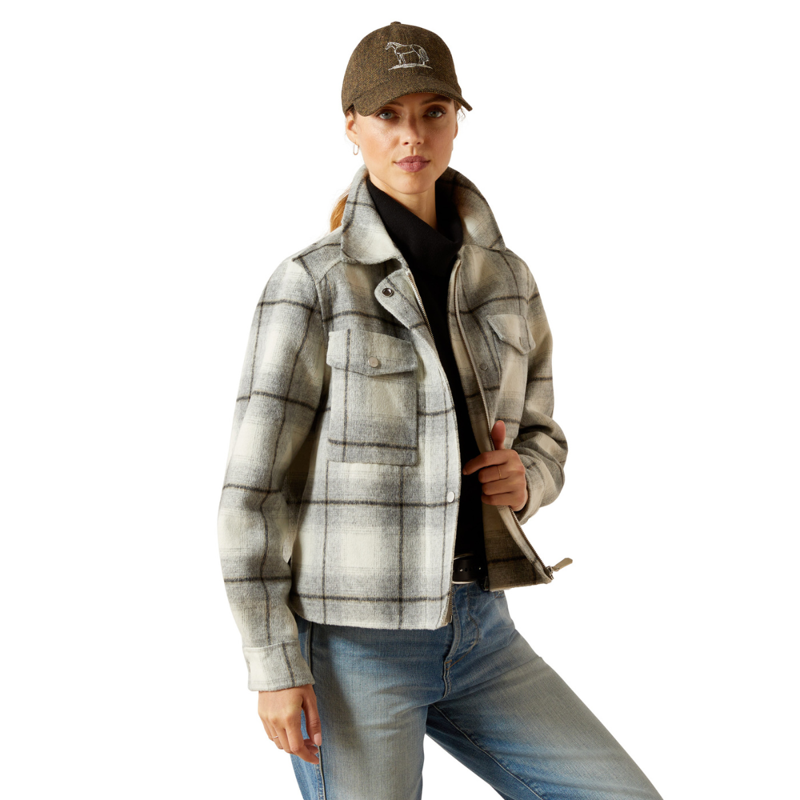 Ariat Women's Warrington Jacket - Grey Plaid