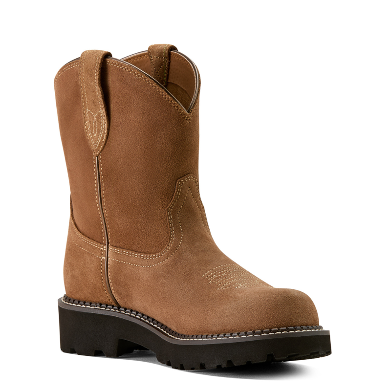 Ariat Women's Fatbaby Slouch Western Boot - Crushed Peanut-3