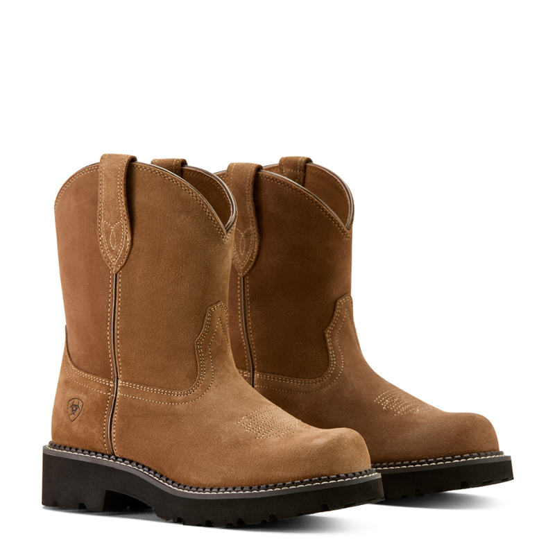 Ariat Women's Fatbaby Slouch Western Boot - Crushed Peanut-6
