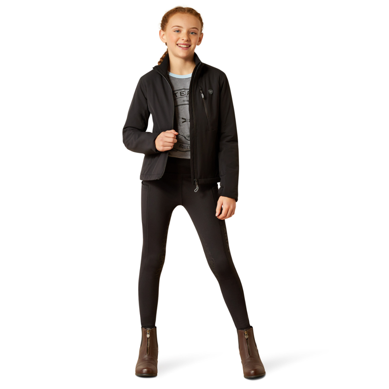 Ariat Youth Rion StretchShell Insulated Jacket - Black-3