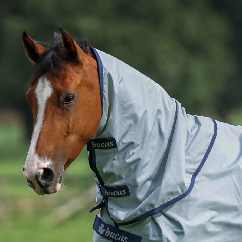 Bucas Power 300g Turnout Neck Cover - Silver
