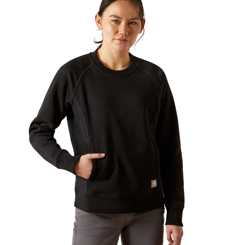 Ariat Women's Rebar Lightweight Sweatshirt - Black