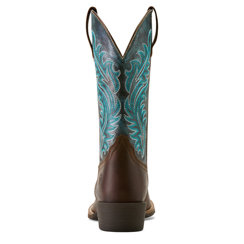 Ariat Women's Round Up Narrow Cutter Toe Western Boot - Standard - Sassy Brown-2