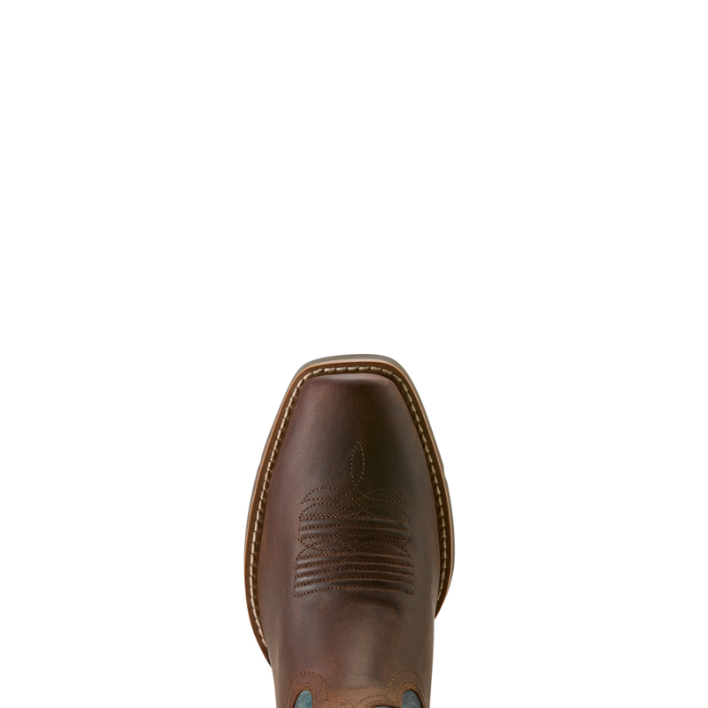 Ariat Women's Round Up Narrow Cutter Toe Western Boot - Standard - Sassy Brown-4