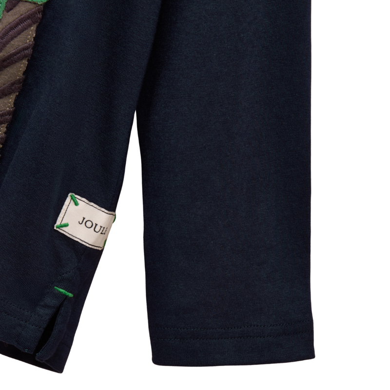 Joules Boys' Jack Applique Long Sleeve Top - Navy-2