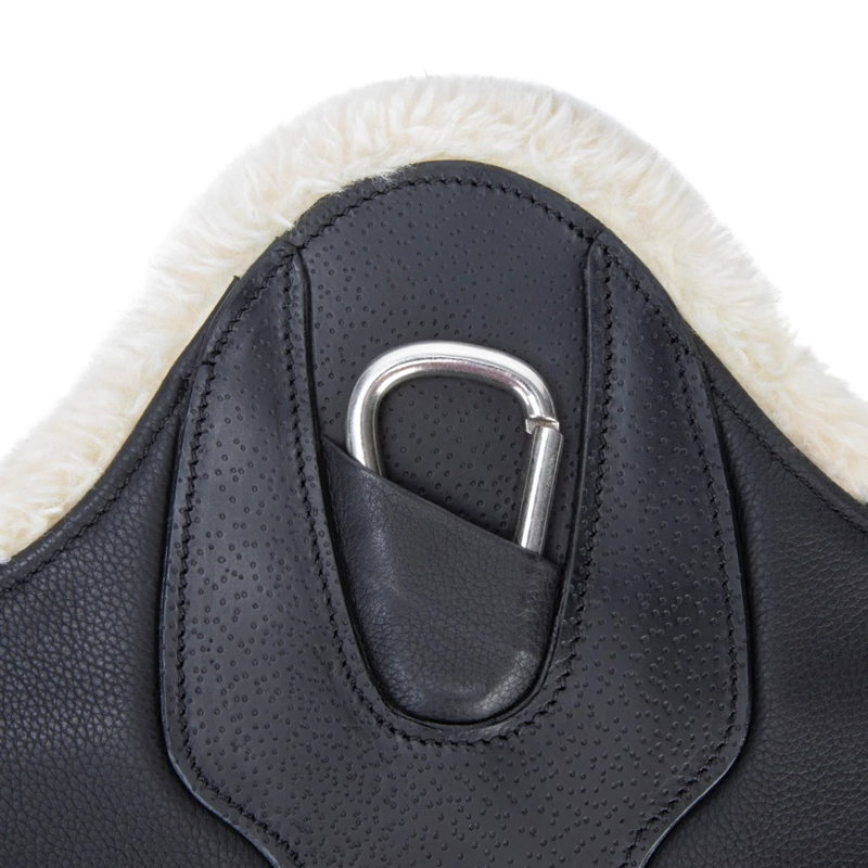 Shires Velociti Lusso Elite Stud Girth - Black-1