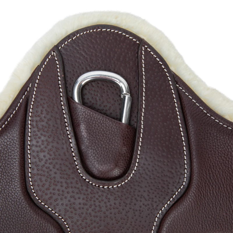 Shires Velociti Lusso Elite Stud Girth - Havana-1
