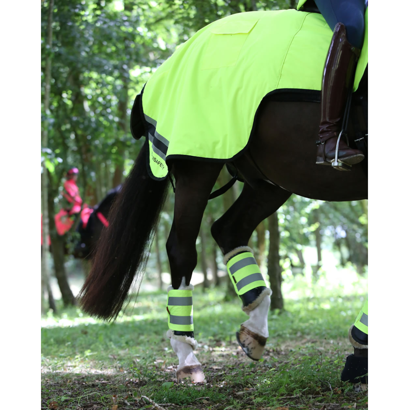 Equisafety Waterproof Wrap Around Rug - Yellow-1