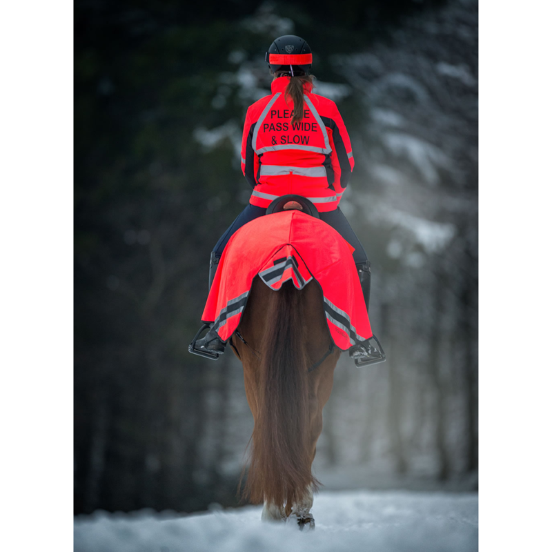 Equisafety Waterproof Wrap Around Rug - Red-1