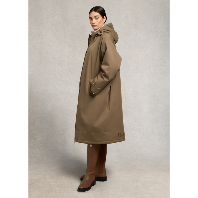 Holland Cooper One-Size Waterproof Coat - Mink-2