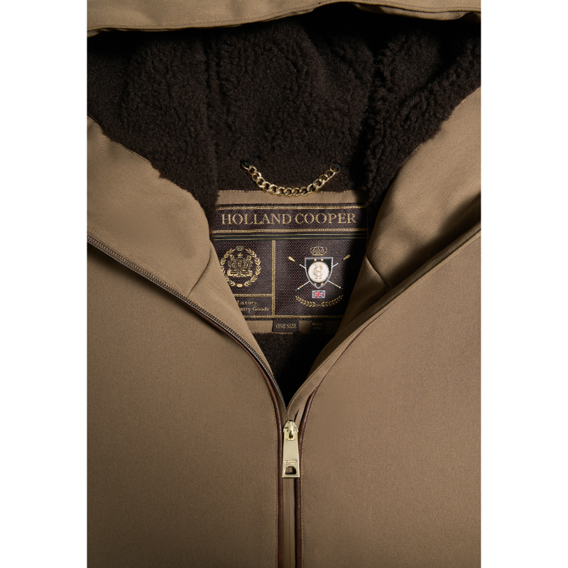 Holland Cooper One-Size Waterproof Coat - Mink-7