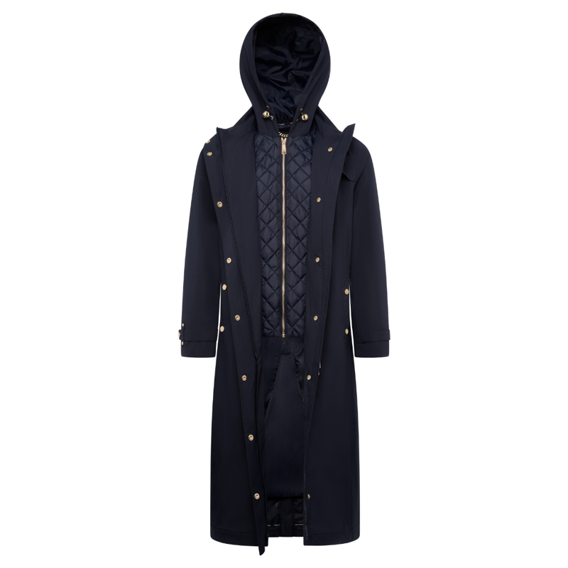 Holland Cooper Folgate Rain Coat - Ink Navy-8