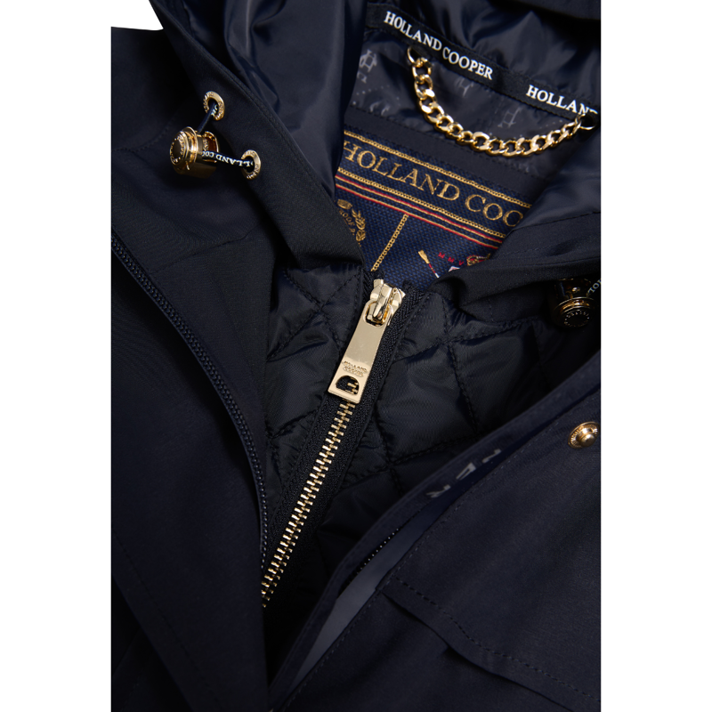 Holland Cooper Folgate Rain Coat - Ink Navy-7