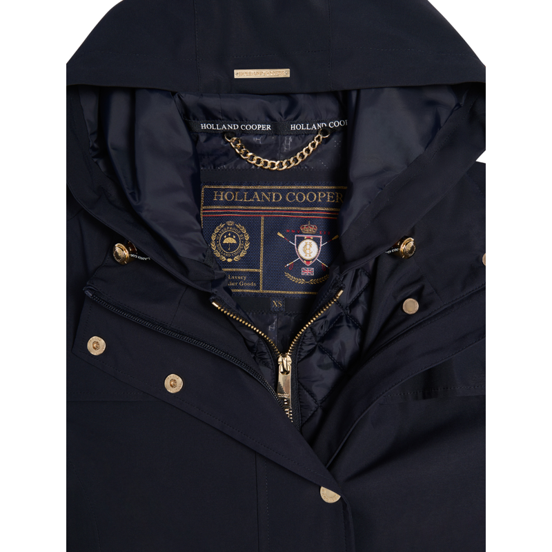 Holland Cooper Folgate Rain Coat - Ink Navy-5