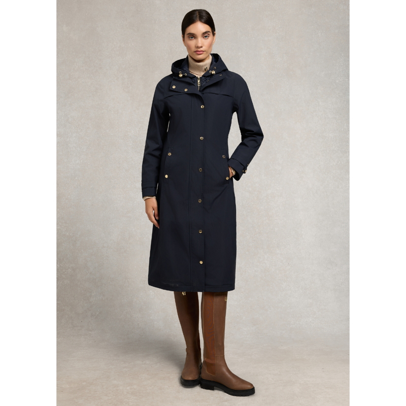 Holland Cooper Folgate Rain Coat - Ink Navy-4