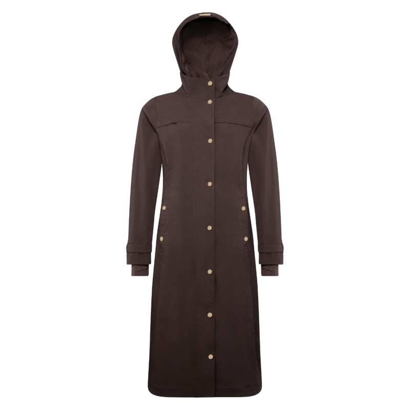 Holland Cooper Folgate Rain Coat - Chocolate-10