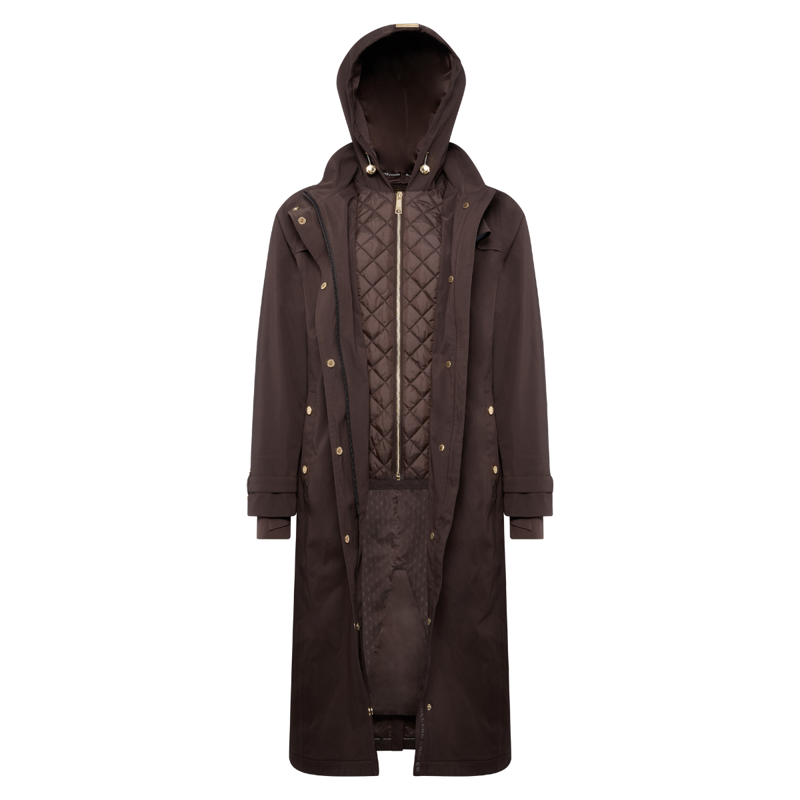 Holland Cooper Folgate Rain Coat - Chocolate-9
