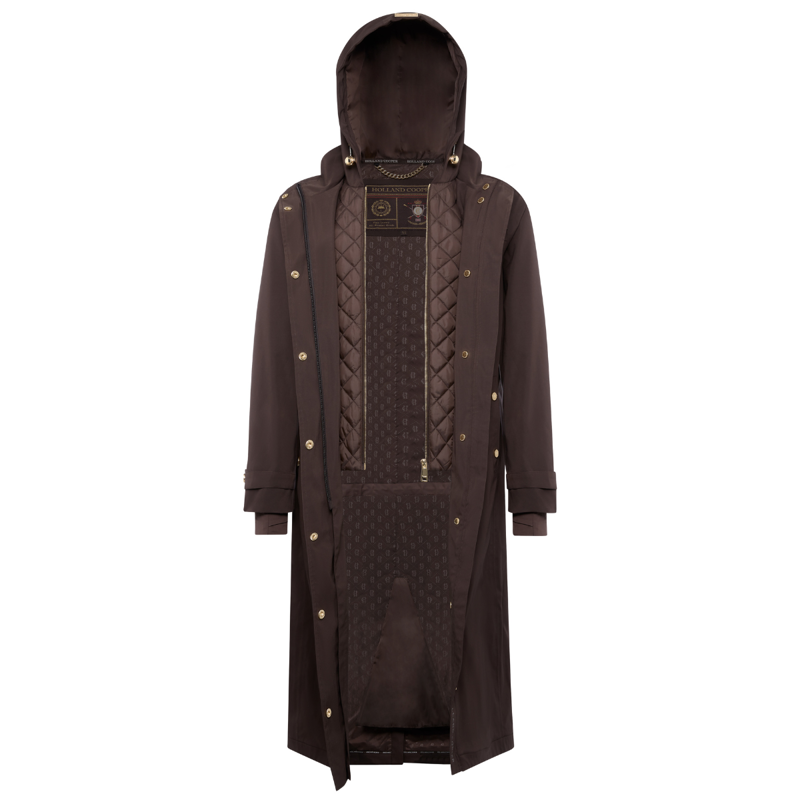Holland Cooper Folgate Rain Coat - Chocolate-8