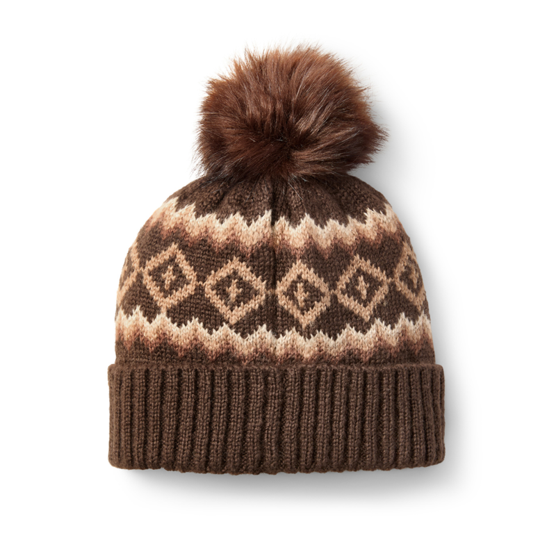 Ariat Women's Bristol Beanie - Chocolate Brown-1