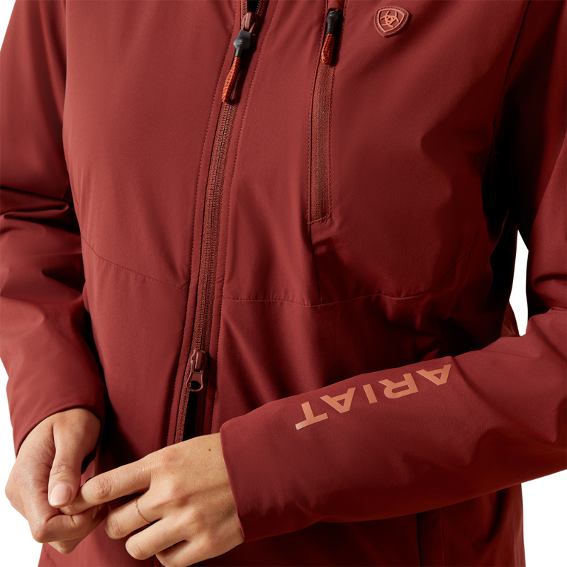 Ariat Women's Rion StretchShell Insulated Jacket - Madder Brown-3