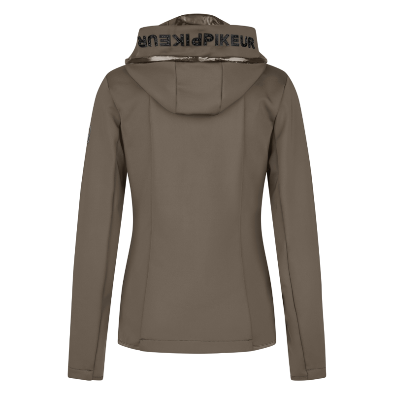 Pikeur Selection Ladies Fleece Jacket - Slate Brown-1