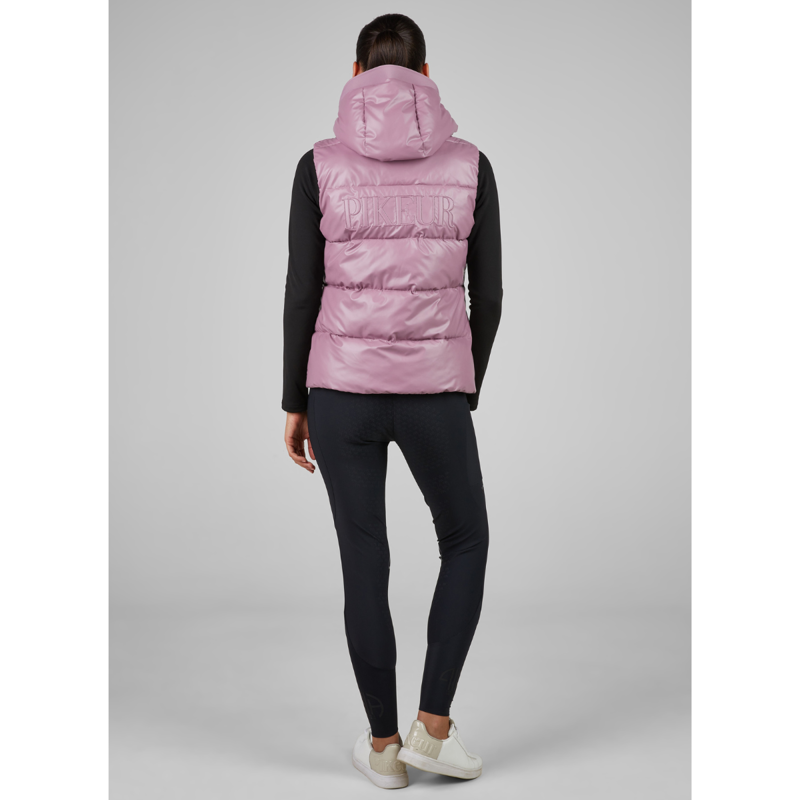 Pikeur Athleisure Ladies Quilted Vest - Berry Blush-7