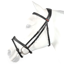 Equipe Flash Bridle with Anatomical Headpiece - Black