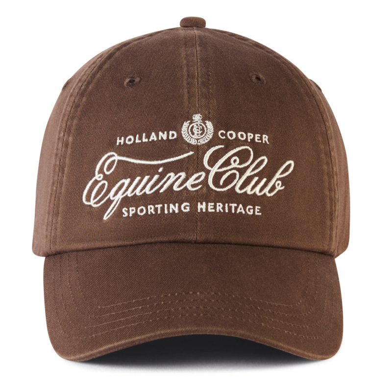 Holland Cooper Equine Club Cap - Chocolate-4
